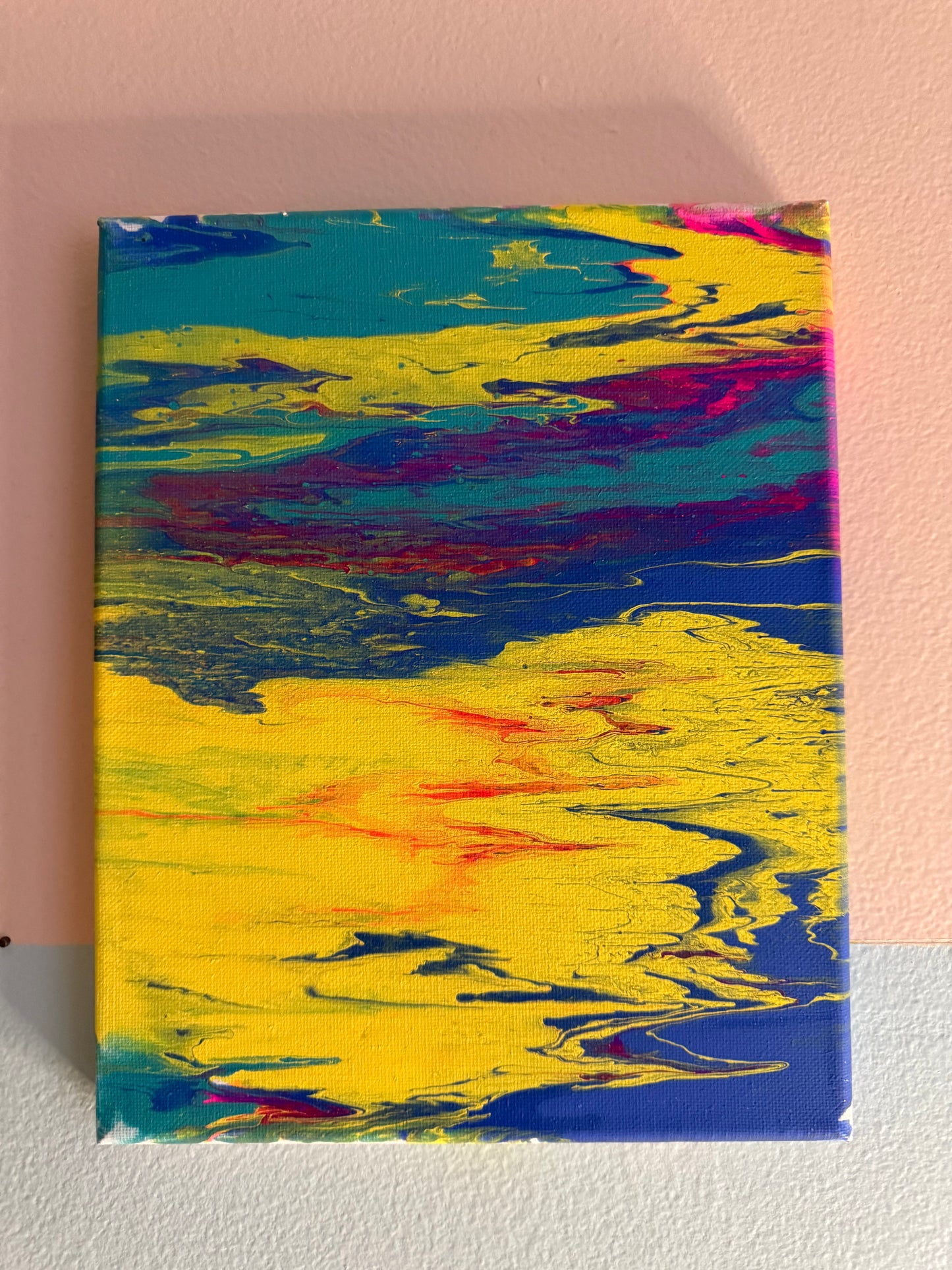 Crayons Fluid Art