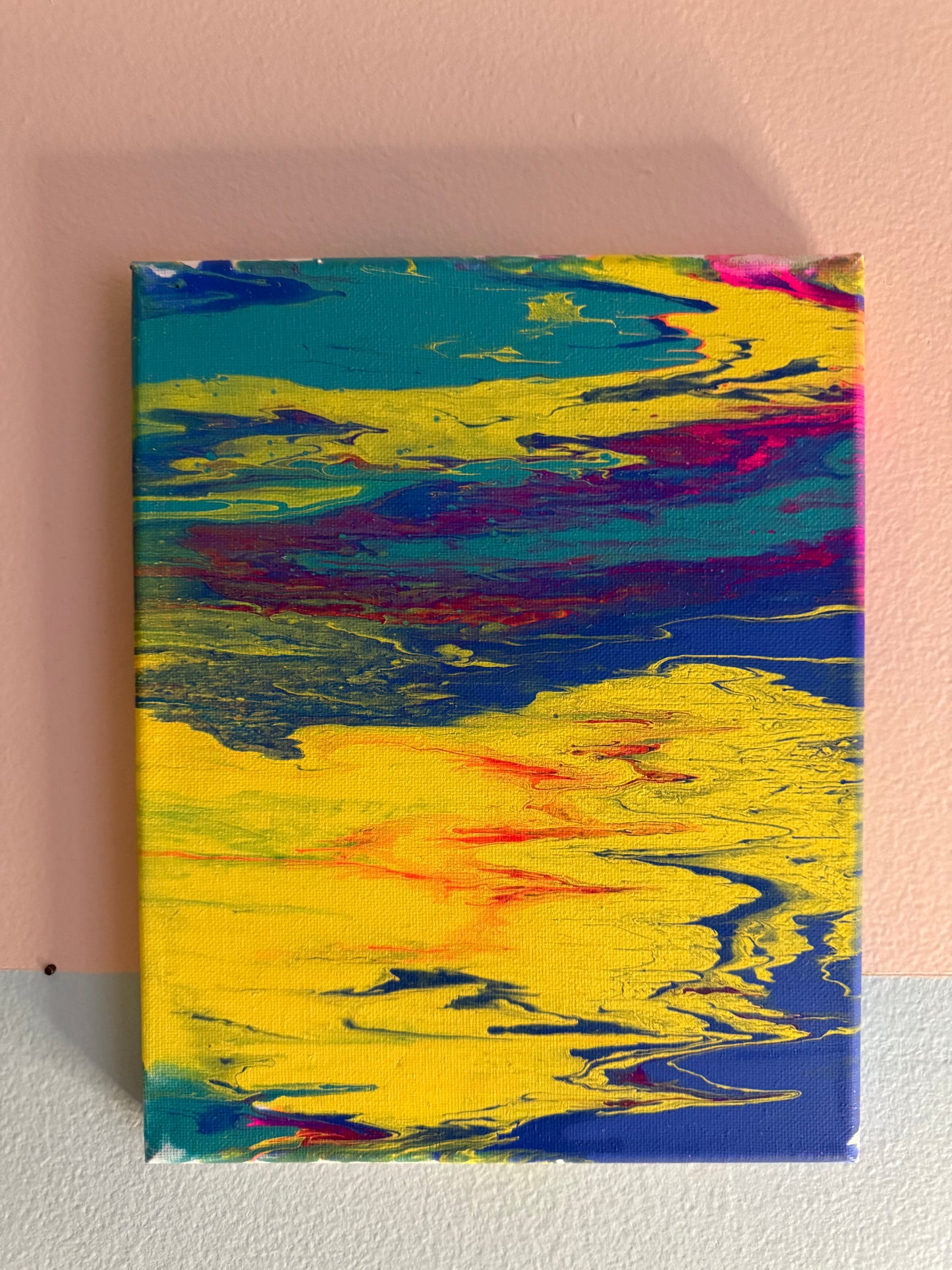 Crayons Fluid Art