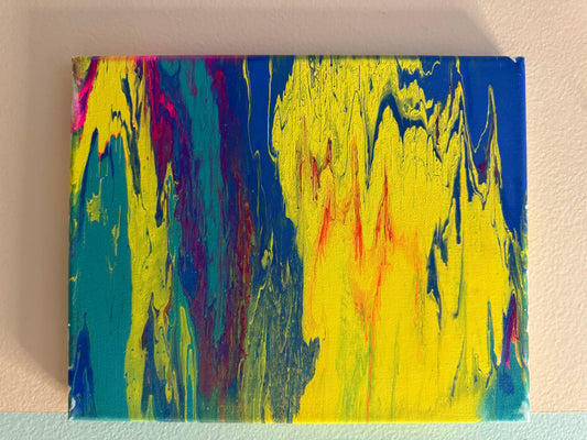 Crayons Fluid Art